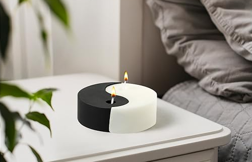 Tai Chi Candle Geometric Aesthetic Candles Pine Fragrance Natural Soy Wax Aromatherapy Handmade Candle