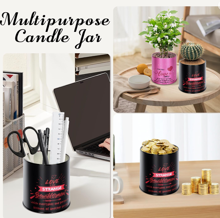 Birthday Anniversary Gifts for Him and Her Romantic Couple Aromatherapy Scented Candles 2 Pack