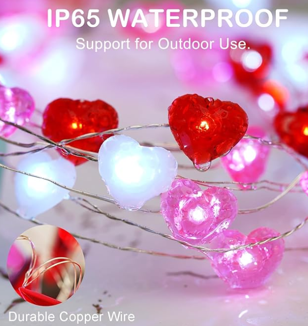 Heart Dragonfly Bulb Flower Star Moon Shape Solar String Decor Red White Multicolor Garland Lights for  Patio Outdoor or Indoor Garden Decor