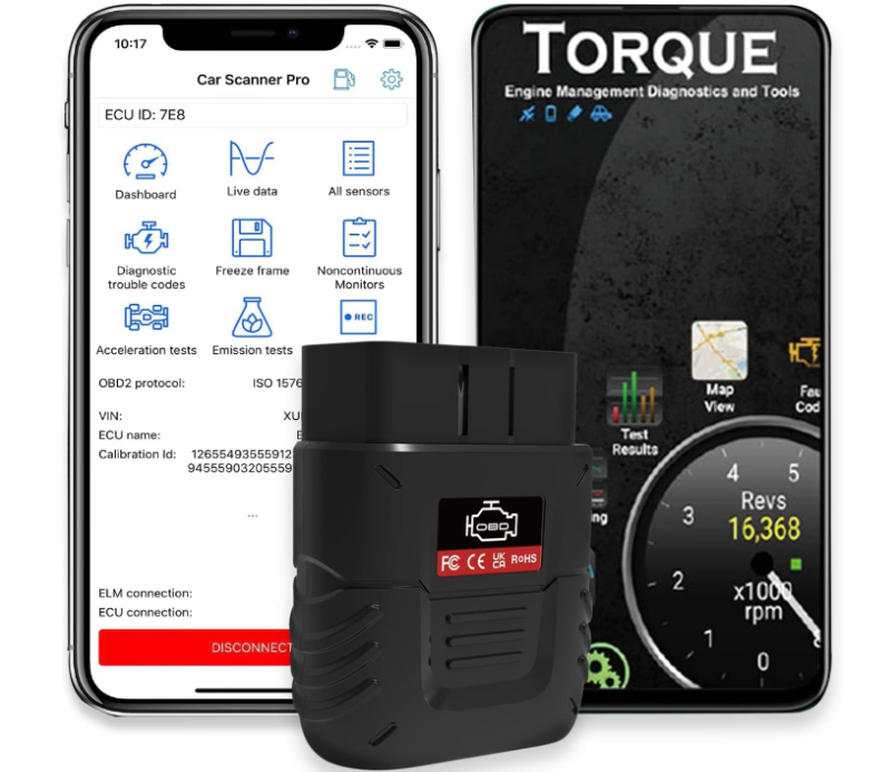 Error Code Detect Smart Scanner Reader Bluetooth Wireless Auto Data Diagnostic Tool for iPhone Android