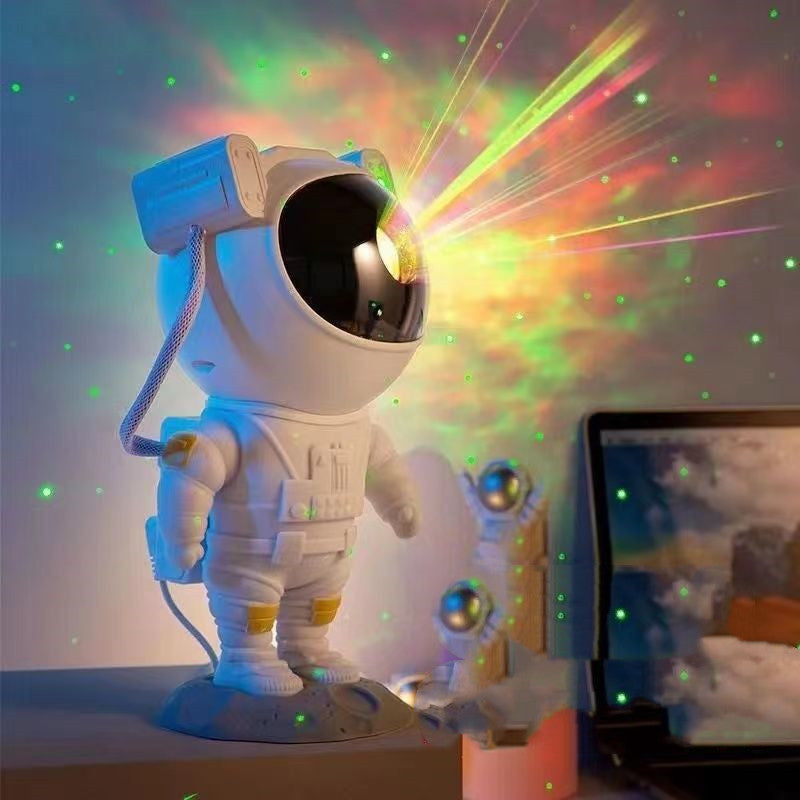 Kids Room Star Projector Astronaut Galaxy Space Night Desk Light