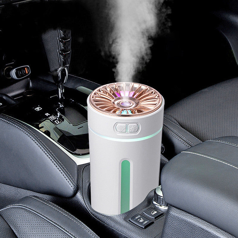 Air Humidifier Purifier Diffuser Wireless with Colorful Lights for Auto