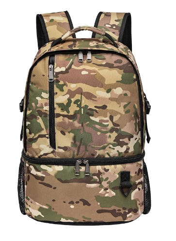 Insulated Lightweight Double Deck Leakproof Cooler Backpack Bag for Beach Picnic Hiking Camping