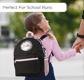 Classic Barbie Pink Travel School Roomy Backpack for Kids Children Girls Teenage Women School Shoulder Travel Bags