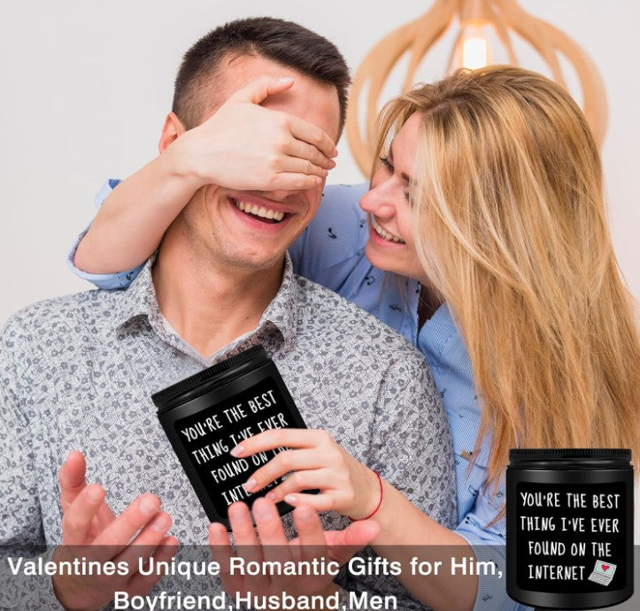 Birthday Anniversary Valentine Gifts for Him and Her Romantic Couple Aromatherapy Scented Candles