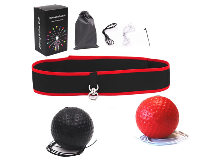 Portable Boxing Adults Kids Training Speed Headband Ball Fitness Set