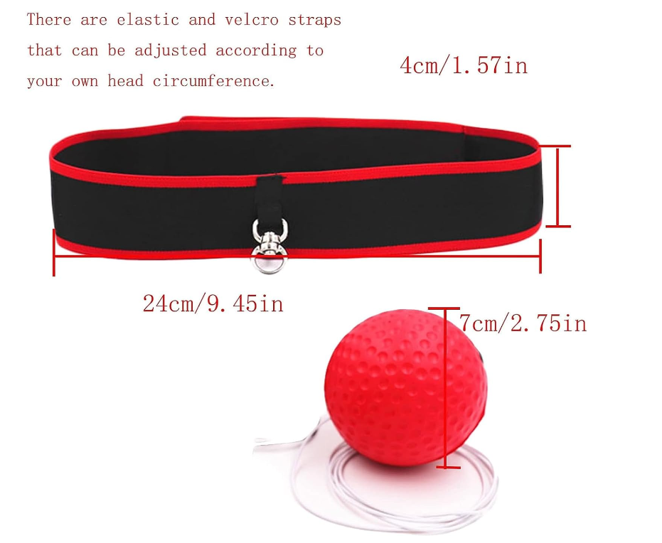 Portable Boxing Adults Kids Training Speed Headband Ball Fitness Set
