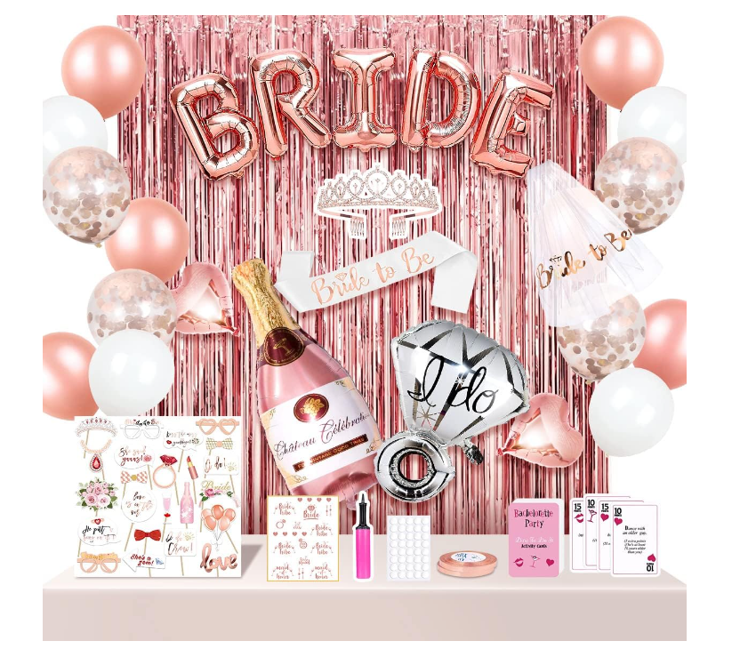 Bachelorette Party Decorations Bridal Shower Decor Kit for Bride to Be
