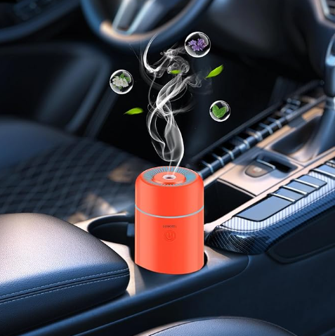 Air Humidifier Purifier Diffuser Wireless with Colorful Lights for Auto