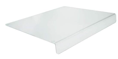 Clear Acrylic Non-Slip Cutting Board with Counter Lip for Kitchen Counter Tools Utensiles for Home Decor