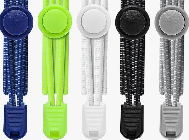 2-24 Pair Adult Kids Rainbow Color No Tie Rope Sports Shoelaces Multi-Colors Flat Shoelaces for Sneakers Boots Shoes Skates