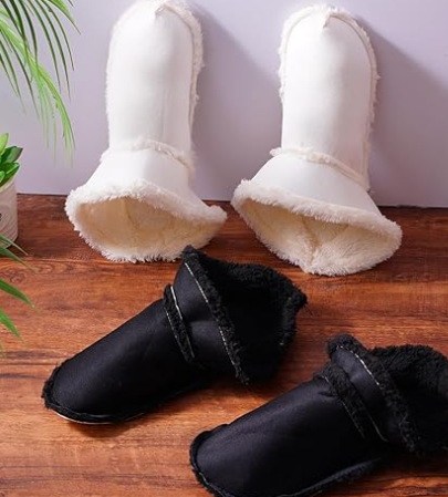 Warm Soft Cozy Faux Fur Insole Liners Inserts for Shoes Crocs Clogs Slippers Slides Boots Nurses Shoes
