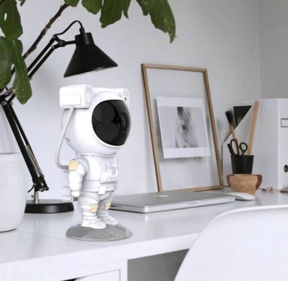 Kids Room Star Projector Astronaut Galaxy Space Night Desk Light