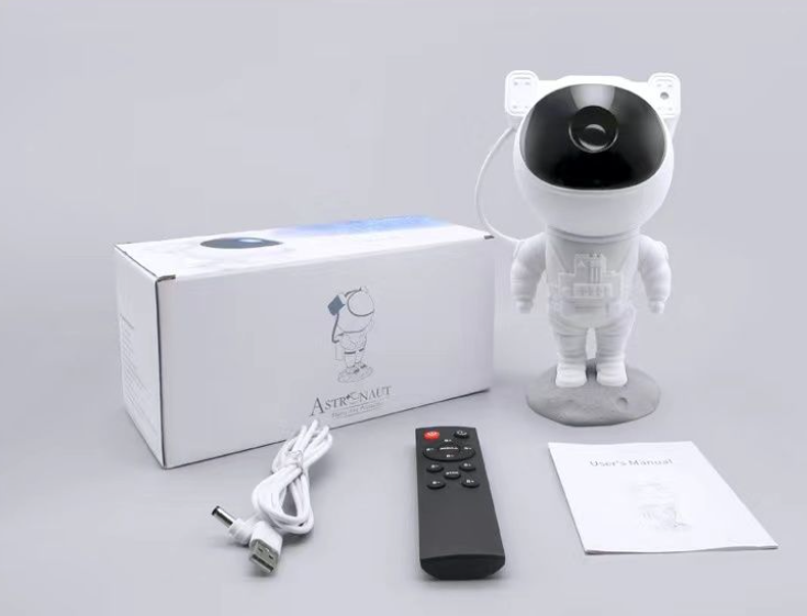 Kids Room Star Projector Astronaut Galaxy Space Night Desk Light