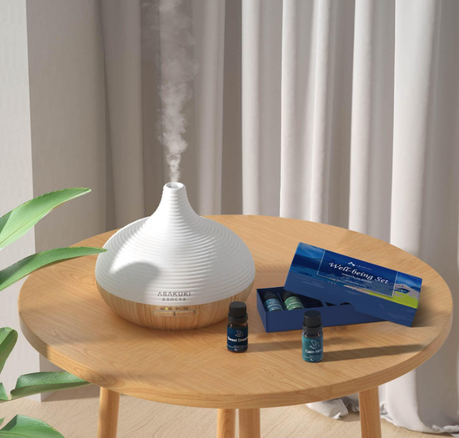 Rain Cloud Aromatherapy Humidifier with Water Drop Sound and 7 Color Led Night Lights