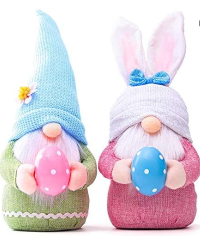 Easter Gnomes Home Outdoor Indoor Party Celebration Pastel Decoration Value Pack for Parties