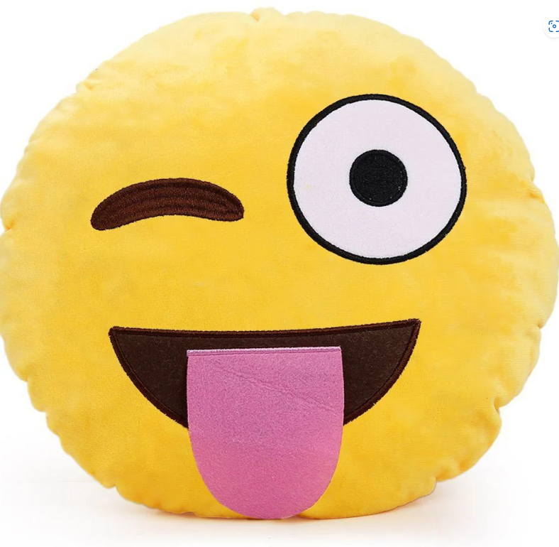Emoji Laughing Angry Sleepy Kissing Love Emoticon Cushion Soft Stuffed Plush Couch Bed Pillows Valentine Gift