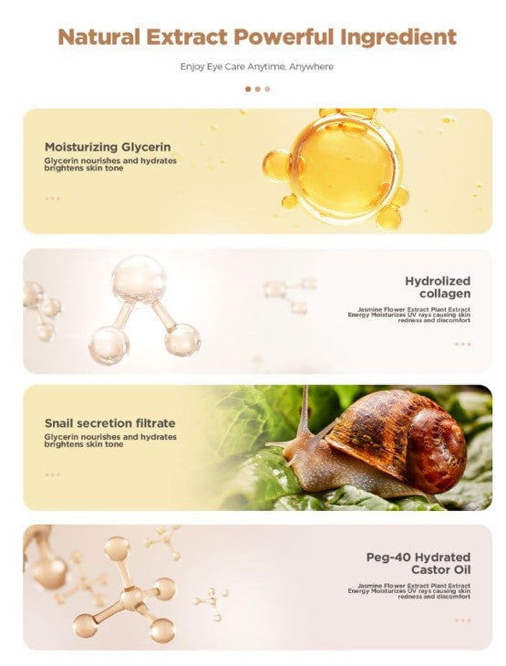 Revitilizing Under Eye Patches & Retinol Collagen Eye Gel Pads Reduce Wrinkles Puffy Eyes Eye Bags