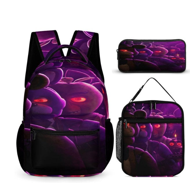 Five Nights at Freddy FNAF Travel Daypack Sports Laptop Bag Backpack for Men and Women