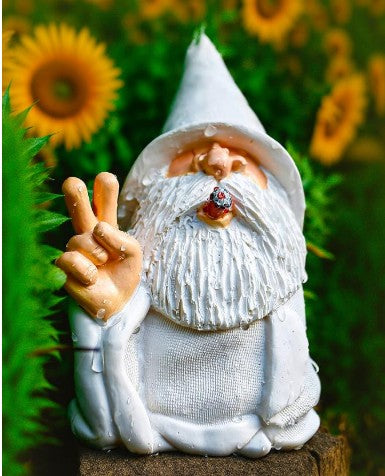 Garden Gnome Frog Duck Face Statues for Garden Decor, Resin Hanging Decorations for Outdoor, Tree Ornaments Figurines for Outside Stump Lawn Patio