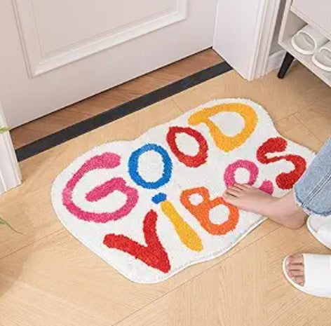 Unique Fun Design Floor Mat Carpet Bedroom Bathroom Home Decor Nonslip Absorbent Neon Rugs