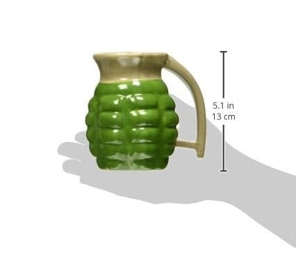 Funny Odd Ceramic Gag Gift Novelty Poop Toilet Donut Coffee Teacups Mug, 12-24 fluid ounces