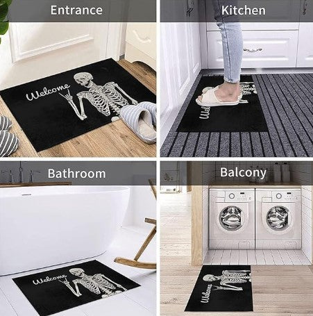 Unique Fun Design Floor Mat Carpet Bedroom Bathroom Home Decor Nonslip Absorbent Neon Rugs