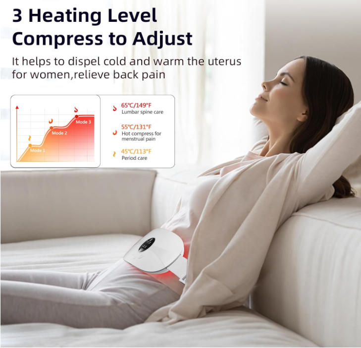 Portable Cordless Electric Fast Acting Heating Pad for Body Pain Relief
