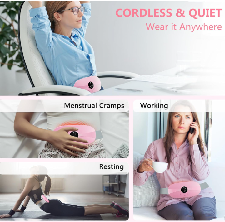 Portable Cordless Electric Fast Acting Heating Pad for Body Pain Relief