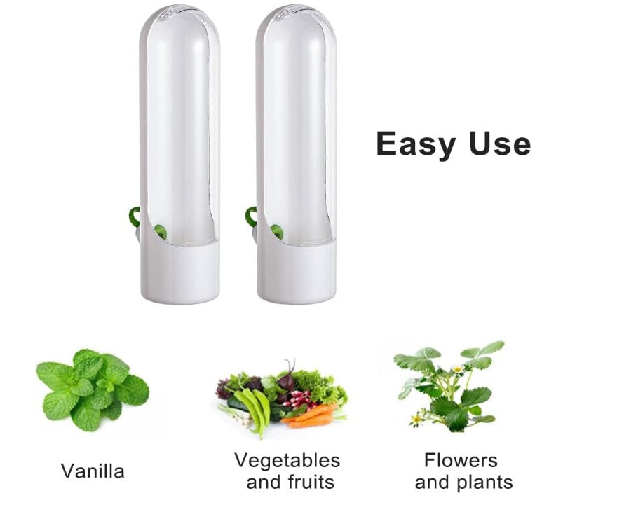 Herb Vegetable Flowers Fresh Saver Pod Containers for Refrigerator 2 Pack