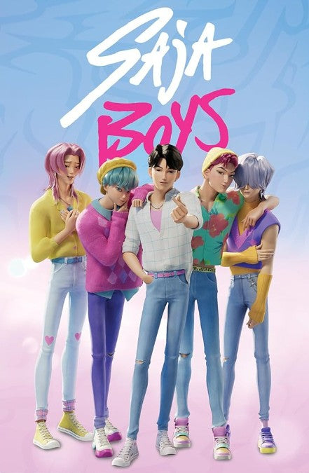 K-pop Demon Hunters Slayer (2025) - Group Wall Poster, 34L" x 22.4W", Unframed Home Room Decor