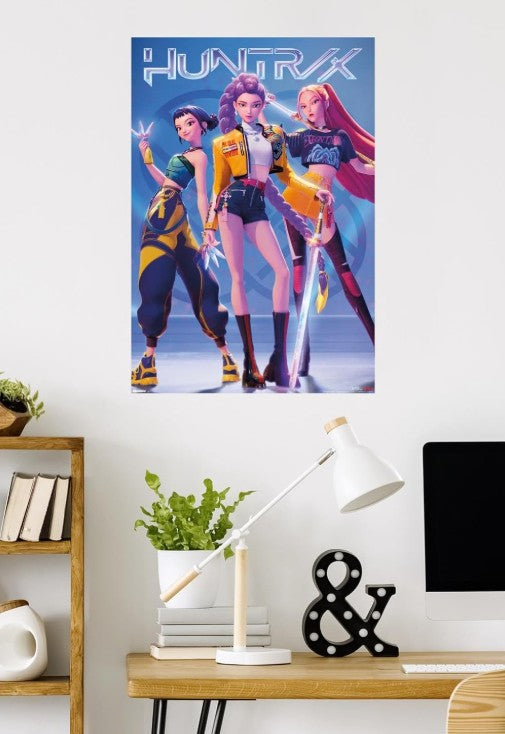 K-pop Demon Hunters Slayer (2025) - Group Wall Poster, 34L" x 22.4W", Unframed Home Room Decor
