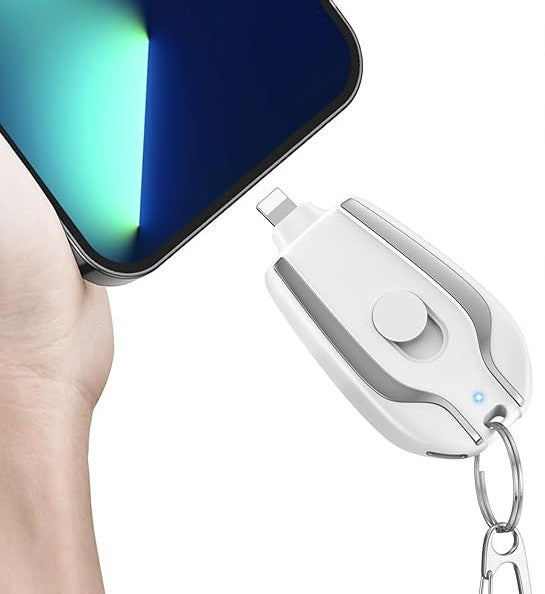 Mini Smartphone Emergency Portable Lightweight Power Bank with Keychain for I phone