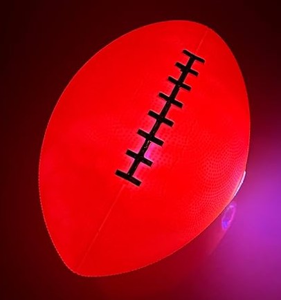 Glow in The Dark Light Up LED Basketball Football Soccer for Teens Boys Girls Kids Athletes Toy for Night Ball Games