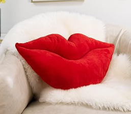 Valentine Gift Sexy Creative Red Pink Lips Plush Cushion Pillows for Home Decor Couch Bed Chair