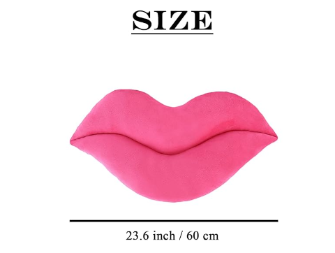 Valentine Gift Sexy Creative Red Pink Lips Plush Cushion Pillows for Home Decor Couch Bed Chair