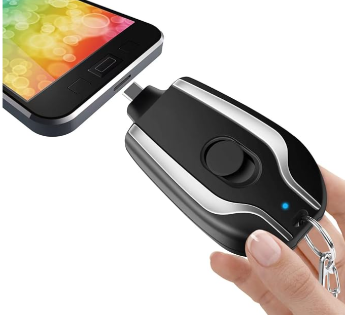 Mini Smartphone Emergency Portable Power Bank with Keychain for I phone