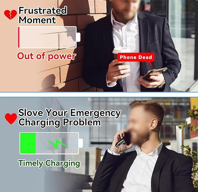 Mini Smartphone Emergency Portable Power Bank with Keychain for I phone