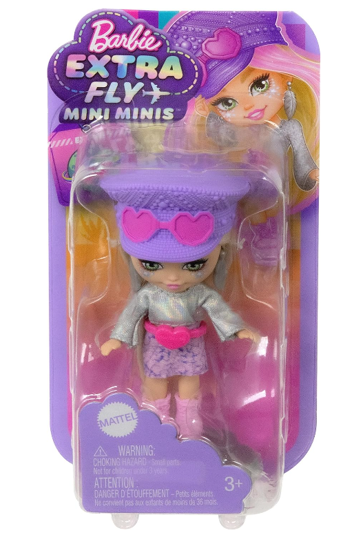 Extra Cute Mini Detailed Girls Kids Barbie Travel Dolls with Complete Outfits for Dollhouse Play