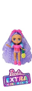 Extra Cute Mini Detailed Girls Kids Barbie Travel Dolls with Complete Outfits for Dollhouse Play