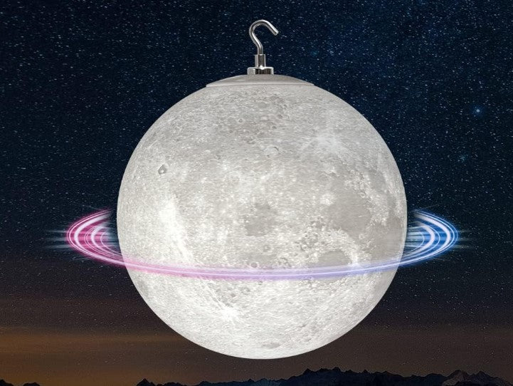 Rotating Large Moon Lamp 16 Multicolor 3D Printed Touch Control Moon Light Night Light for Bedroom with Remote Control
