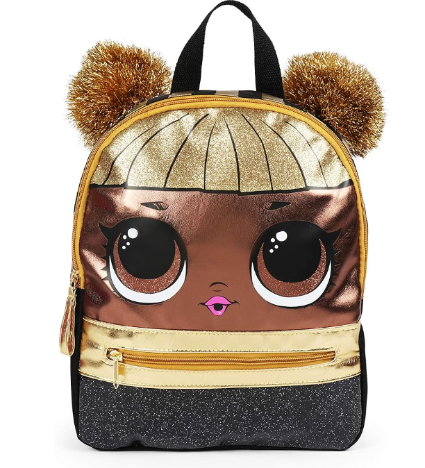 LOL Suprise Gold Silver Queen Bee Panda Sequence Backpacks Purse Bag for Kids Girls Women Men