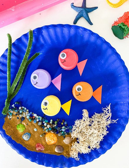 Eco-Friendly Crafting Black Blue Pink Red Gold Silver White 9" Card Stock Art Paper Plates for Scrapbooking Assorted Colors 20 Pack