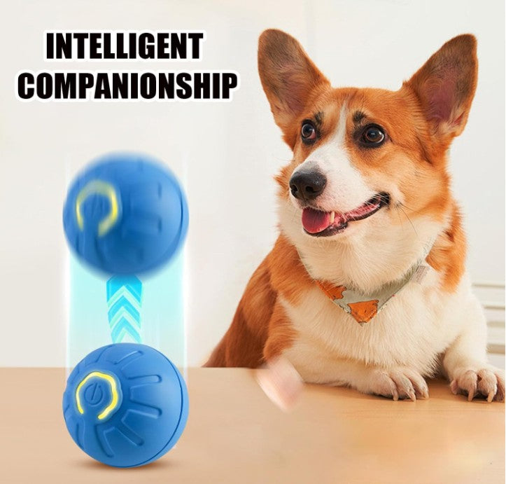 Interactive Smart Jumping Ball for Dogs Shaky Toy for Pets Vibrating Dog Balls, USB Rechargeable Dog Bouncing Entertaining Toy
