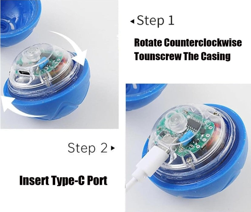 Interactive Smart Jumping Ball for Dogs Shaky Toy for Pets Vibrating Dog Balls, USB Rechargeable Dog Bouncing Entertaining Toy