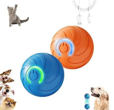 Interactive Smart Jumping Ball for Dogs Shaky Toy for Pets Vibrating Dog Balls, USB Rechargeable Dog Bouncing Entertaining Toy