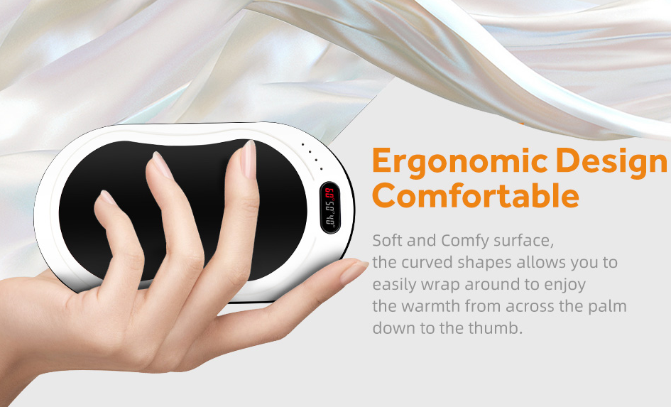 Electric Portable Clothing Pocket Heaters Travel Outdoor Camping Hiking Heat Therapy for Hands- 2 Pack