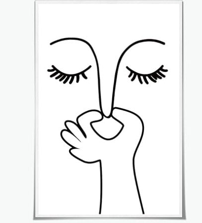 Funny Positive Smiley Face Bathroom Living Room Bedroom Wall Decor Black and White Wall Art Poster Bad Smell Humorous Guest Toilet Picture Print Painting Modern Minimalistic Bathroom Sign Unframed