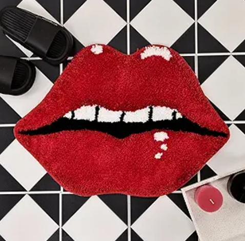 Unique Fun Design Floor Mat Carpet Bedroom Bathroom Home Decor Nonslip Absorbent Neon Rugs