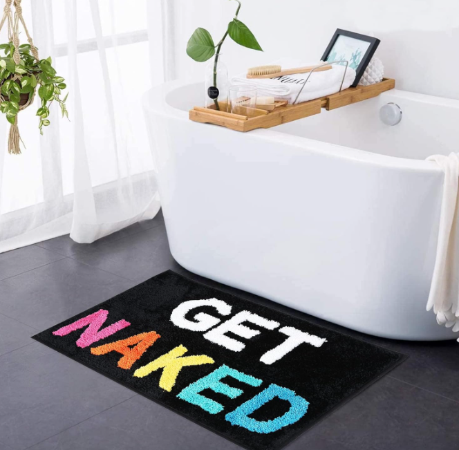 Unique Fun Design Floor Mat Carpet Bedroom Bathroom Home Decor Nonslip Absorbent Neon Rugs